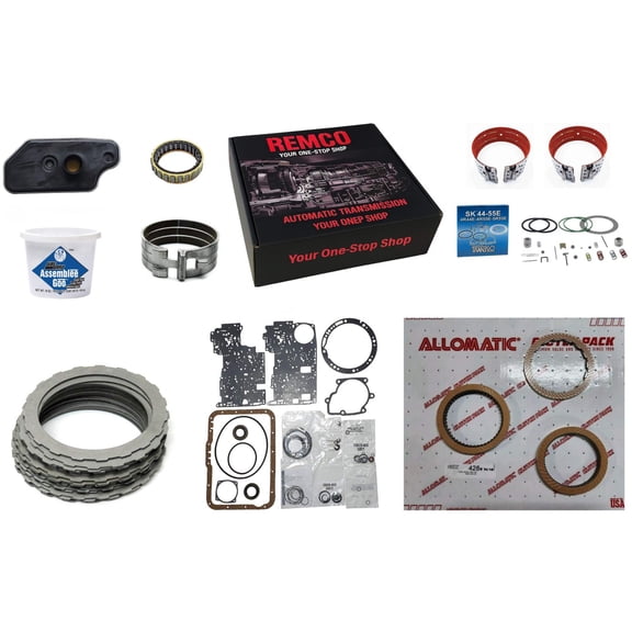 4R44E 4R55E 5R55E [97-UP] Complete Automatic Transmission Rebuild Kit - Full Master Overhaul Set with Clutches Steels Gaskets Washer and Bushing Kit Seals  Filter
