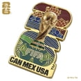 thumbnail image 3 of Pin conmemorativo Wagon International FIFA World Cup 2026 de zinc, 39 mm, 3 of 8