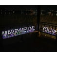 thumbnail image 3 of LINLIN Neon Sign, Letter Neon Signs Neon Alphabet Light Light Up LED Letters Lights Light Up Marquee Letters Lights Battery USB Multicolor, 3 of 6