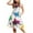 Multicolor, variant on Flowy Dress for Girls, Kids Cute Graphic Sleeveless Dresses Summer Clothes Flutter Hem Sundress 2-12 Years
