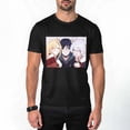 thumbnail image 6 of Sweet Bestie Kemono Anime Girl Trio Cozy Selfie Graphic Black T-Shirt, 6 of 7