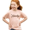 thumbnail image 2 of Trendy Howdy Rope Shirt for Youth and Toddler Boys and Girls Western Tee for Kids Peach Shirt 12 Months, 2 of 4