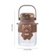 thumbnail image 2 of Botella libre de BPA de 1000ML, botella de agua de dibujos animados de oso 3D, bebida Dual para estudiantes y niños, 2 of 5