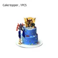 thumbnail image 3 of Transformers decoración de fiesta de cumpleaños globos de papel de látex vajilla desechable coches Robot telón de fondo para niños suministros de fiesta, 3 of 5