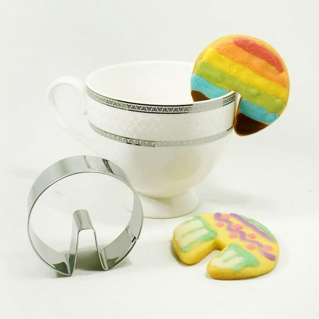 

Stainless Steel Biscuits Cutter Cup Hanging Mug Decor Cookies Chocolate Mould