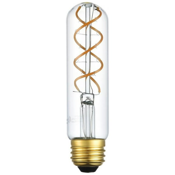 LED Decorative Helix vertical 2200K nostaligic filament 6 watts 330 lumens T10 light bulb