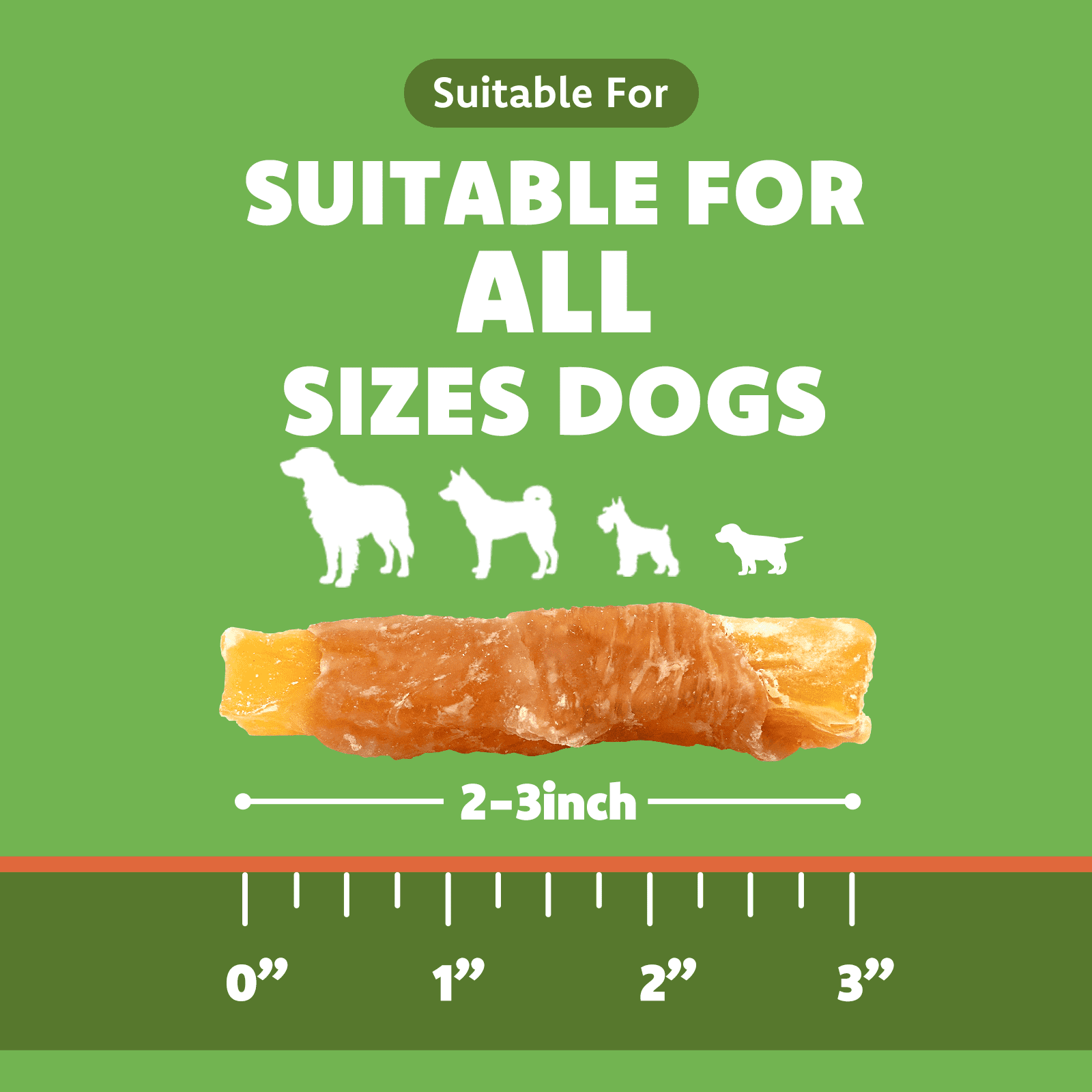 (2 pack) MON2SUN Chicken Wrapped Sweet Potato Small Dog Treats, 13 oz