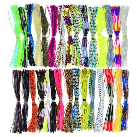 SIEYIO Jig Skirts Buzzbaits Jig Squid Skirt Fly Tying Materials Fishing Accessories