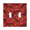 thumbnail image 2 of Dailycode Light Switch Plate Covers 3 Gang Wall Plate Plastics Outlet Covers for Kitchen Home Office Decor Truck Bell Snowflake, 2 of 8