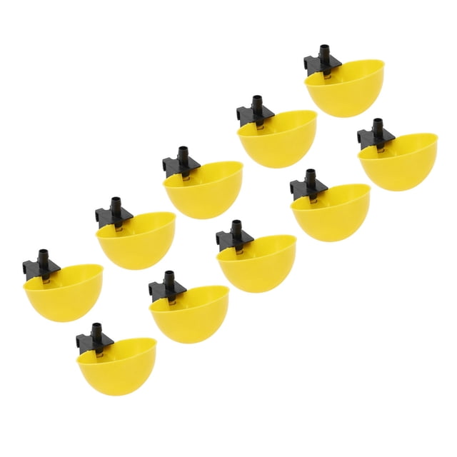 Bebedero Automático Para Pájaros, Material PP De Gran Capacidad, Bebedero De Agua Para Pollo Y Codorniz, 10 Uds.