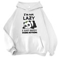 thumbnail image 1 of Gibobby Sudadera con capucha mujer, Sudadera de manga larga para mujer, bloque de color, con capucha y cordón(Blanco,M), 1 of 3