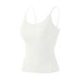 thumbnail image 5 of Lightweight Ribbed Silk Blend Tank Top With Built In Bra For Summer Comfort Breathable Sleeveless Bodysuit Alternative 3x Muscle Shirts Shirt, 5 of 5