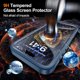 thumbnail image 3 of Funda para iPhone 16 Pro, carcasa protectora completa, resistente, trasera transparente, híbrida, magnética, de carga inalámbrica, de TPE PC con pantalla integrada, a prueba de golpes, 3 of 6