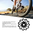 thumbnail image 3 of Bike Ceramic Bearing Pulley Wheel, Rear Derailleur Pulley Hollow Efficient Smooth Rotation Sturdy  for Cycling, 3 of 7