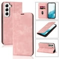 thumbnail image 1 of Nalacover Wallet Case for Samsung Galaxy S22,Built-in Magnet Compatible with Magsafe Charger,Premium PU Leather Magnetic Closure Flip Holder RFID Blocking Card Slot Anti-falling Phone Cover,Pink, 1 of 6