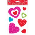 thumbnail image 1 of Mello Smello Heart Super Gel Clings - 1 Sheet, 1 of 2