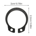 thumbnail image 2 of ROSENICE Circular Snap Ring 2Pcs Metal External C-Clips For Construction Sites And Auto Repair Shops, 2 of 7