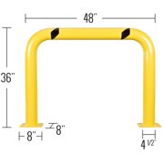 Guardian Steel Machine Guard Safety Barrier 48in x 4.5in x 36in