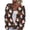 Black, variant on Wutalume Women's Holiday Style Long Sleeve Knitted Cardigan with Christmas Print, Button Down Jacket for Festive Seasons and Everyday Comfort,Navy S