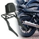 thumbnail image 5 of Sissy Bar para motocicleta,Respaldo desmontable para motocicleta con portaequipajes,Respaldo del pasajero trasero con cojín,Conjunto de respaldo de pasajero desmontable para, 5 of 9
