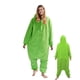thumbnail image 2 of Pijama Kigurumi con cremallera de monstruo verde, Mono para adulto, Pijama de una pieza, mono de dibujos animados, ropa de dormir de cuerpo entero, disfraz de Cosplay de Anime, 2 of 4