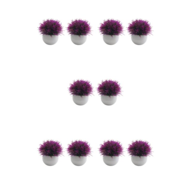 maskred 2pieces Potted Simulation Plants Wide Application For Any Space Decoration Faux Grasses For Decor red lotus 5Set