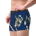 thumbnail image 4 of Bingfone Disco Party Astronaut Dancing Men'S Underwear - Casual Stretch Boxer Briefs-Small, 4 of 9