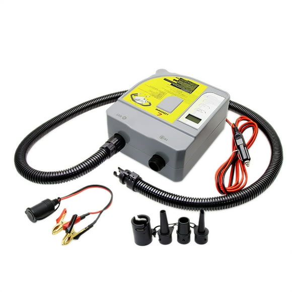 Electric SUP Air Pump 12 Volt Quick Air Inflator Deflator with Digital Display for Inflatable SUP Stand Up Paddle Board Boat Kayak