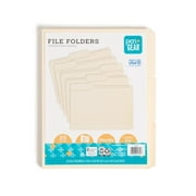 Pen+Gear 3-Tab Manila File Folders, 25 Count, Letter Size