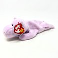 thumbnail image 3 of TY Beanie Baby Happy The Hippo  Plush Toy 4061, 3 of 5