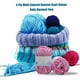 thumbnail image 2 of Hilo de crochet Guantes de bufanda de suéter de múltiples colores Accesorios de paquete de bebés Regalos de bricolaje Establecimiento de madrigueros de 4-capas 27 Dark Rosa Inevent HA059391-27B, 2 of 5