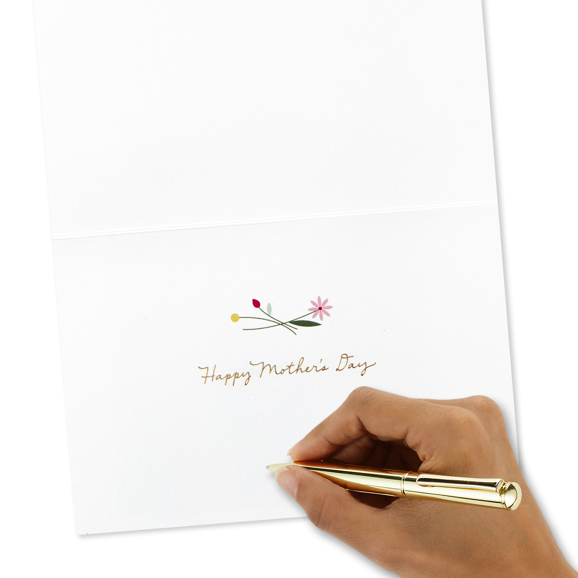 Hallmark Signature Mothers Day Card (Quilled Flowers, Couldn't Have Picked a Better Mom) - image 5 of 6