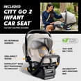 thumbnail image 4 of Baby Jogger city mini GT3 travel system, Frosted Ivory, 4 of 7