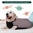 thumbnail image 6 of Kuoser Dog Recovery Suit for Back Legs,Soft Dog Surgery Suit with Sleeves to Stop Licking, Pink, XL, 6 of 9