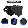 thumbnail image 4 of Funda de alfombrilla de tablero Unique Bargains para Subaru XV 2018-2021, antideslizante de poliéster negro y azul para consola central, 4 of 7