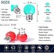 thumbnail image 2 of 40x Colored Led Bulbs E27 Decorative And Design Light 240 Lumens Ac220v-240v Decoration Lamp Mixed Colors Red Yellow Blue Green, 2 of 5