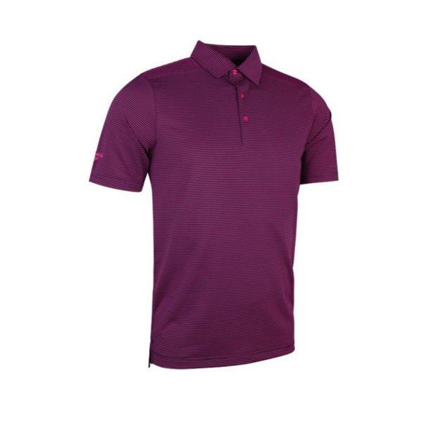 Glenmuir - Polo Torrance para Hombre (Marino, Magenta) Glenmuir UTRW7601_P