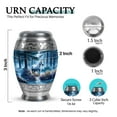 thumbnail image 2 of SABURIAL Unicorn Urn - Adult Small Cremation Urns For Human Ashes - Little Burial Urns For Male & Female Ash - Mini Urn For Ashes For Women - 3 Inch Set Of 4, 2 of 7