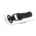 thumbnail image 2 of unbranded 4Jgo Cerradura De Para Gabinete Con Resorte Al Carbono Negro Uso Diario, 2 of 8