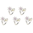 thumbnail image 1 of Under 10 DIY Knitting DIY Adjustable Knitting Loop Crochet Loop Knitting Accessories Knitting Ring 5PC, 1 of 1