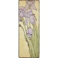 thumbnail image 2 of Overbeck, Hannah Borger 9x18 Black Ornate Wood Framed with Double Matting Museum Art Print Titled - Iris, 2 of 4