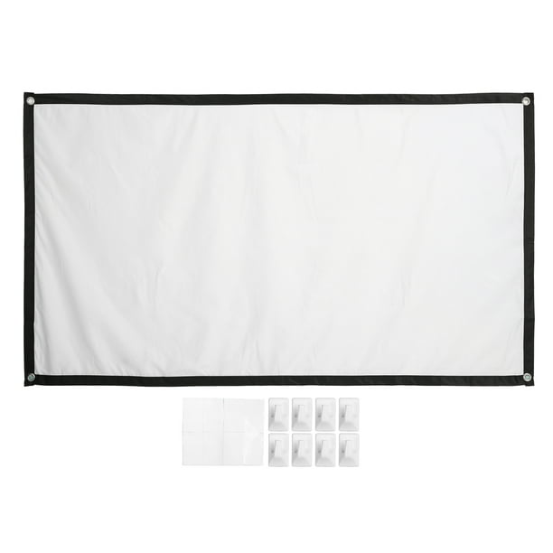Projector Screen, Portable 100 Inch Large Projection Screen Cloth