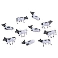 thumbnail image 4 of Mosiee 10 Pcs 1:75 Scale Miniature Diorama Model Cows Horse Animal Toy Set For Diy Model Making Landscape Layout Diorama Kits, 4 of 8