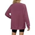thumbnail image 2 of TEMOFON Sweatshirts for Women Crewneck Long Sleeve Tunic Tops Casual Fall Pullover Sweatshirts Loose Shirts for Women Winter Clothes, 2 of 9