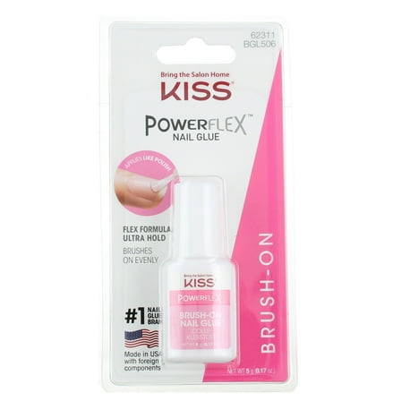 Kiss Lightning Speed Brush On Nail Glue - 2 per case.