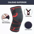 thumbnail image 2 of 1 Par Rodilleras Elásticas Deportivas Compresion Para Gym, 2 of 5