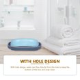 thumbnail image 3 of Shisuyan Bath Tray Dark Blue TPE 4Pcs 5.4X3.1in, 3 of 9