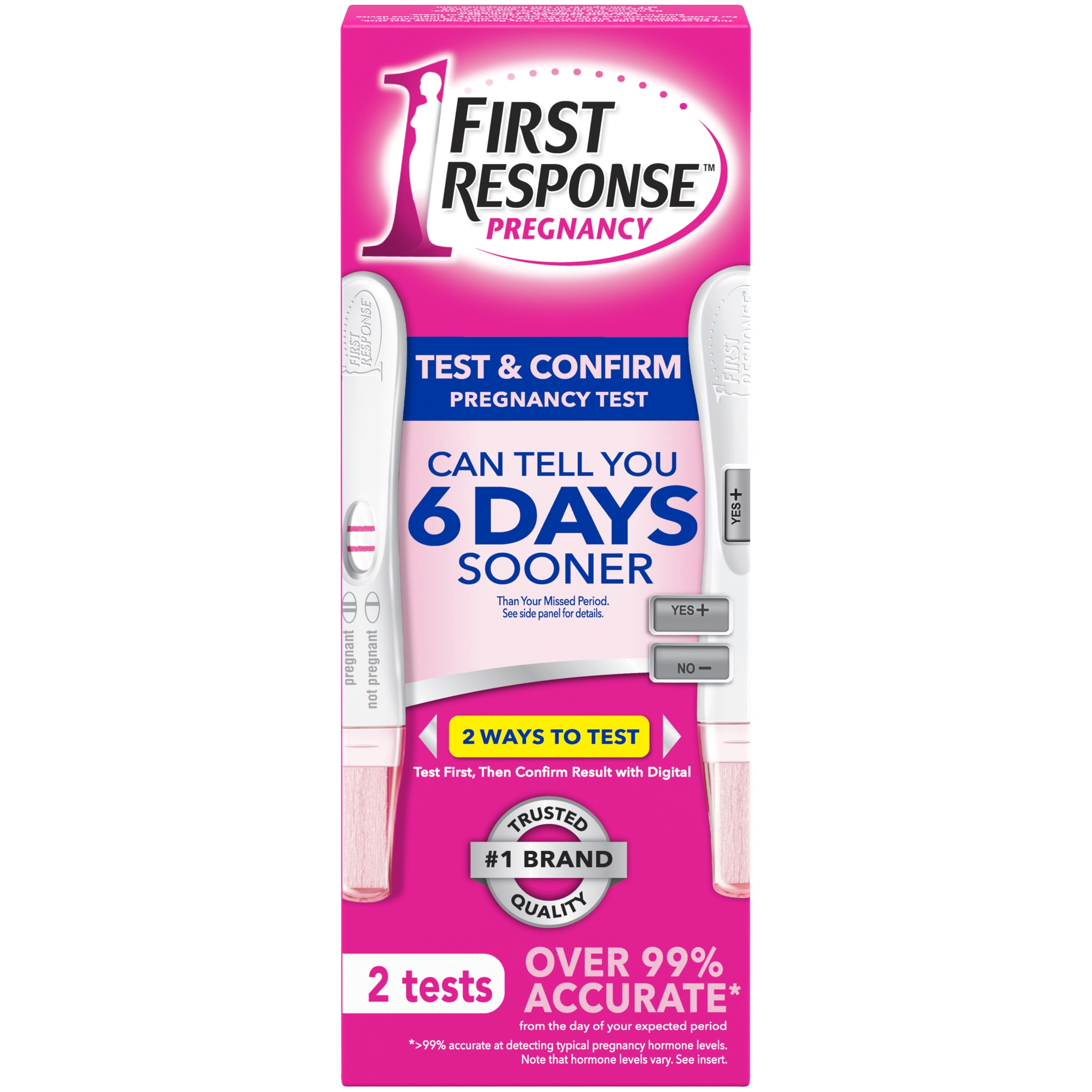 First Response Test & Confirm Pregnancy Test, 1 Line Test and 1 Digital
