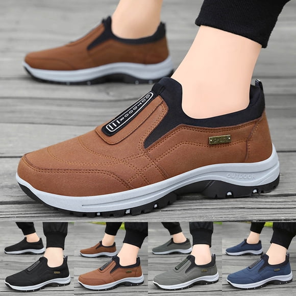 Casual Shoes Men Casual Sports Shoes A Slip On Dad Shoes Male Large Size Hiking Shoes Sneakers Men Black 43