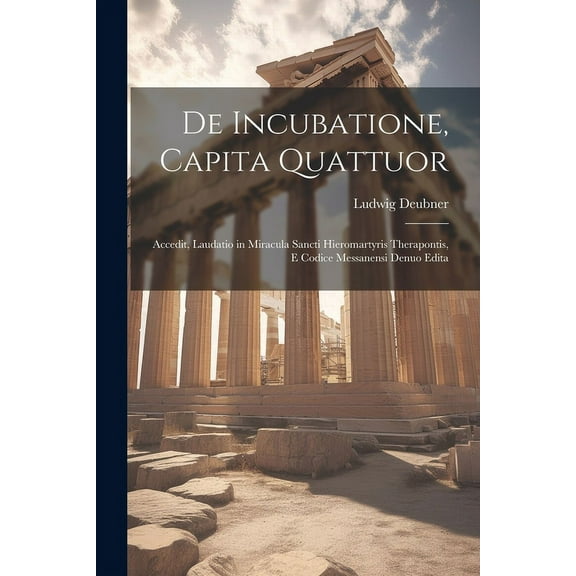 De Incubatione, Capita Quattuor: Accedit, Laudatio in Miracula Sancti Hieromartyris Therapontis, E Codice Messanensi Den, (Paperback)